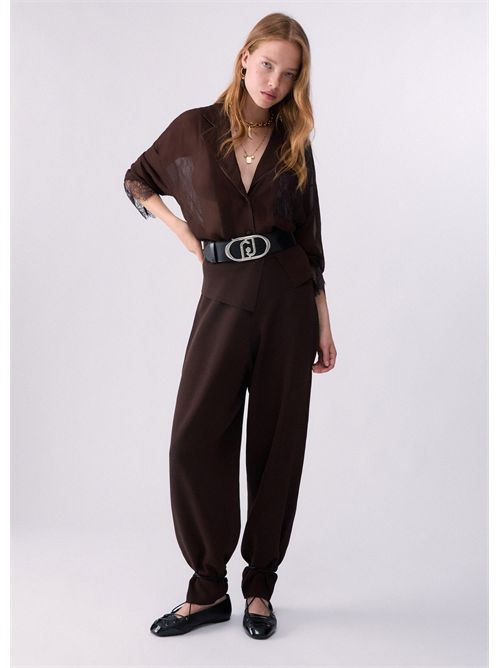Pantaloni in maglia LIU JO | CF6245MS55N/X0807